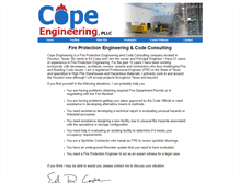 Tablet Screenshot of copeengineering.com